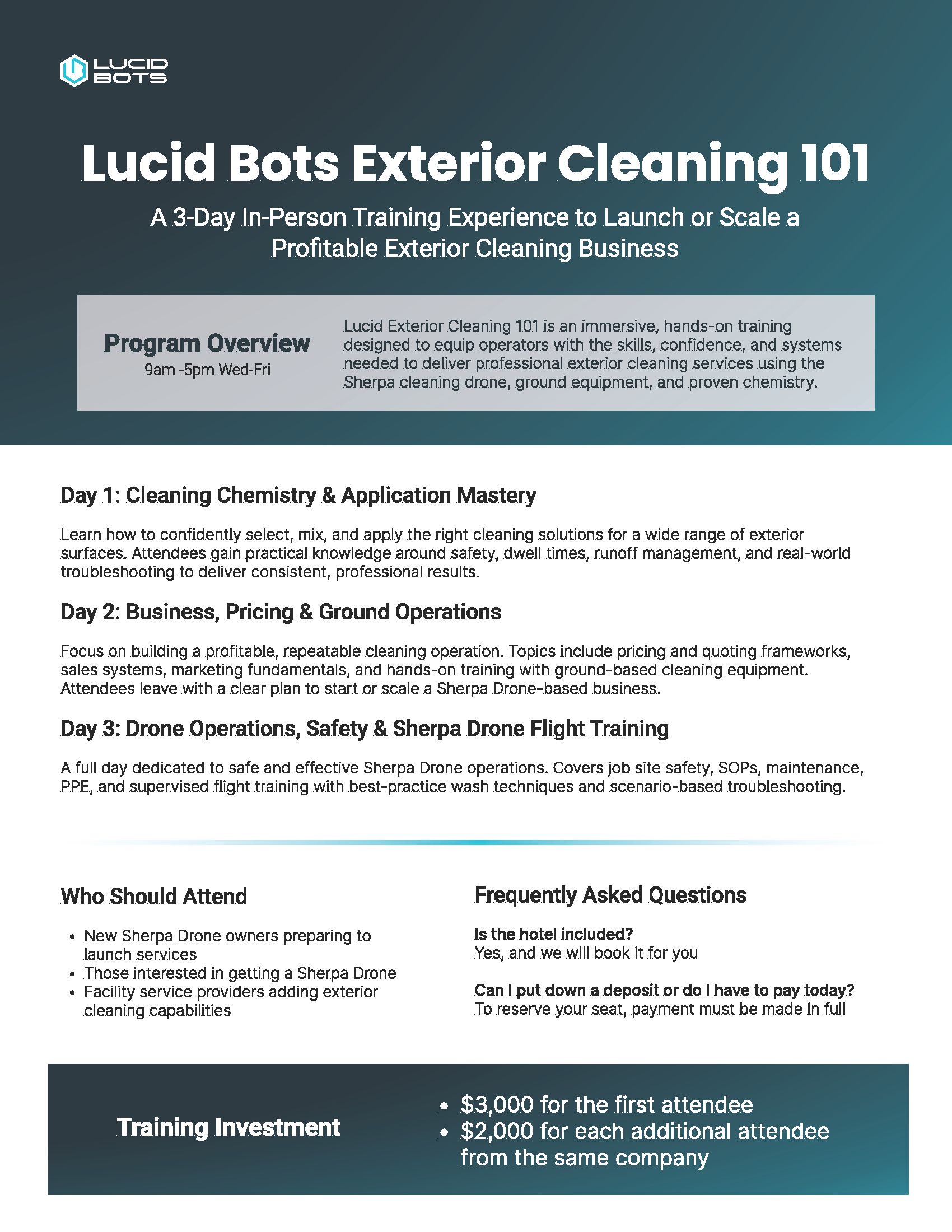 Exterior Cleaning 101 Class