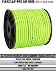 Flexilla Hose 250 ft 3/8" Lightweight Air Hose